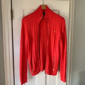 Knitted Hot Pink Ralph Lauren Jacket
